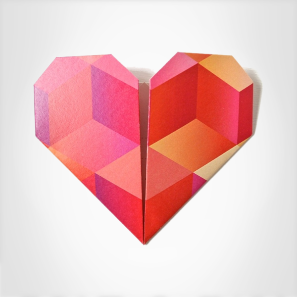Origami Srdce